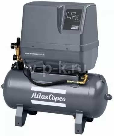 Поршневой компрессор Atlas Copco LFx 1,0 1PH на ресивере(50 л)