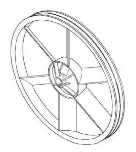 7201010000 Маховик Fiac AB 510 фото