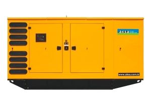 Дизельный генератор Aksa APD550C в кожухе с АВР  фото