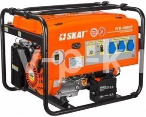 Бензиновый генератор Скат УГБ-4000Е  стационарный фото