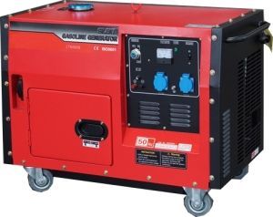 Бензиновый генератор Амперос LT7500CLE стартер в кожухе с АВР  (с автозапуском) фото