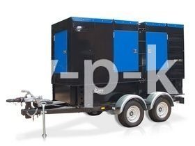 Дизельный генератор ТСС АД-200С-Т400-1РМ17 (Sincro) в шумозащитном кожухе на прицепе