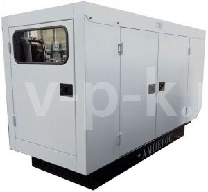 Дизельный генератор Амперос АД 35-Т400 P (Проф) в кожухе с АВР  асинхронный фото