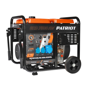 Дизельный генератор PATRIOT GRD 7500 AW 472702275 4-х тактный фото