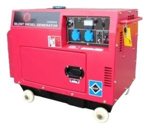 Дизельный генератор Амперос LDG6000СLE стартер в кожухе с АВР  для дачи фото