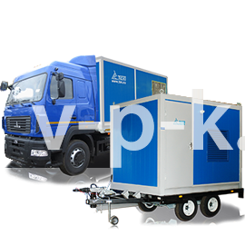 Дизельный генератор ТСС АД-100С-Т400-1РМ1 (Mecc Alte) на прицепе