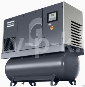 Винтовой компрессор Atlas Copco GA 18 7,5 с ресивером фото
