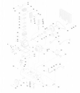 AFTERCOOLER GASKET FUBAG B4000B 100 CM3 HS2065Z40 фото