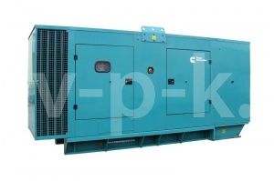 Дизельный генератор CUMMINS C300D5 в кожухе  фото