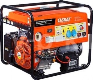 Бензиновый генератор Скат УГСБ-5000/230Е  стационарный фото