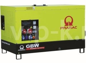Дизельный генератор PRAMAC GBW30P 3-фазный в кожухе (альт. Pramac PB18G/4)  фото