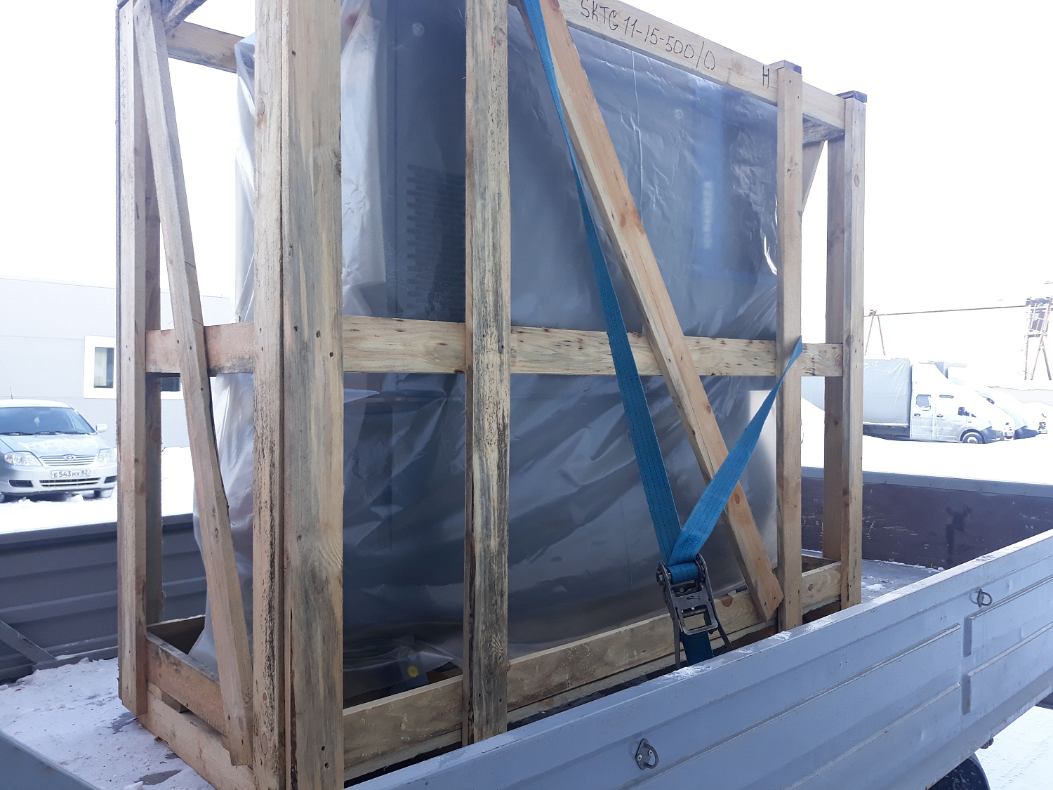 Отгрузка компрессора ZAMMER клиенту