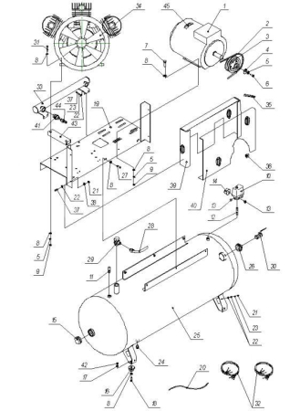 R 3138.00.00.200/300 Решетка в сборе для 500w115-16
