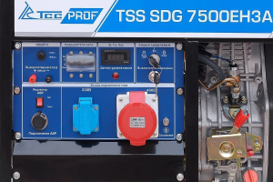 Дизельный генератор ТСС SDG 7500EH3A 100027 4-х тактный фото