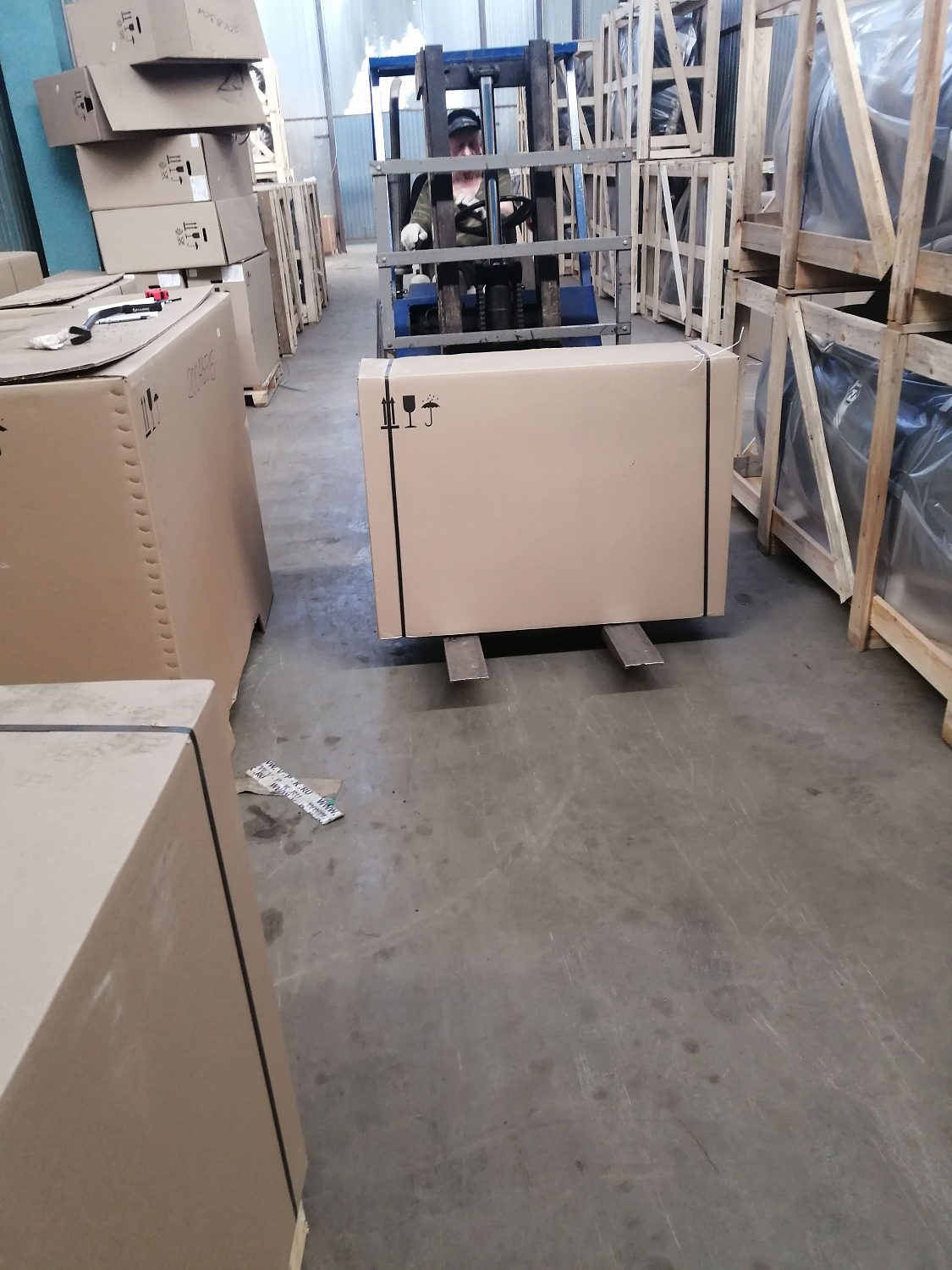 Отгрузка поршневого компрессора REMEZA