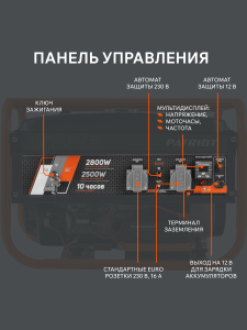 Бензиновый генератор PATRIOT GRS 3500 E 476102250 фото