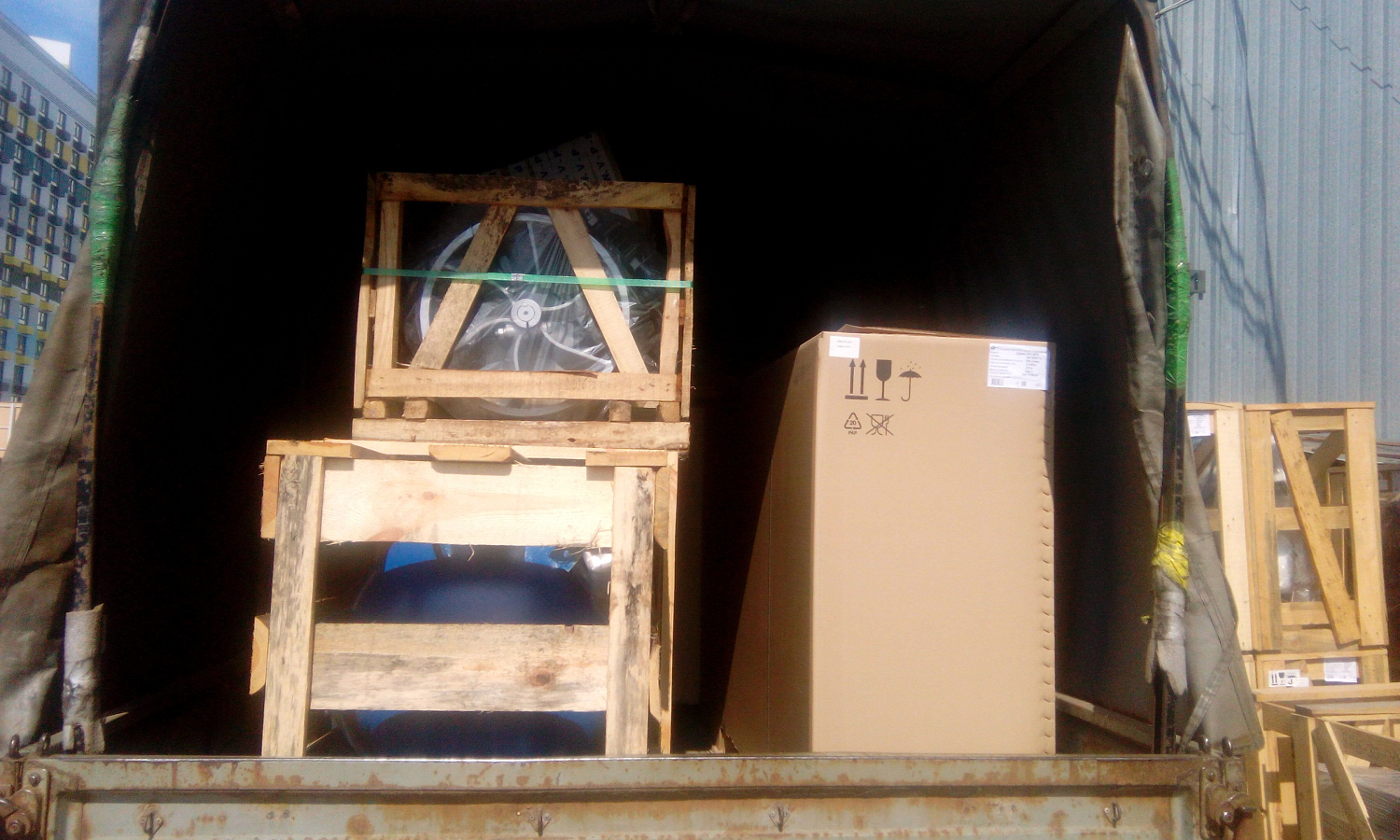 Отгрузка продукции в Новосибирск