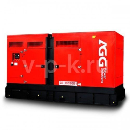 Дизельный генератор AGG C400E5 в кожухе
