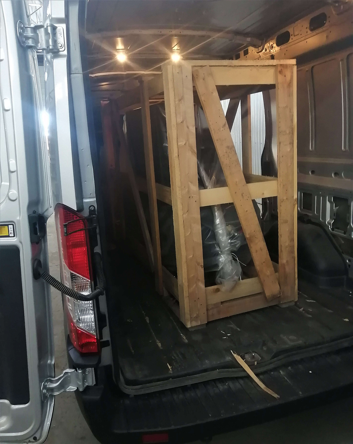 Отгрузка поршневого компрессора REMEZA СБ4/Ф-500.LT100 для ООО «Объект»