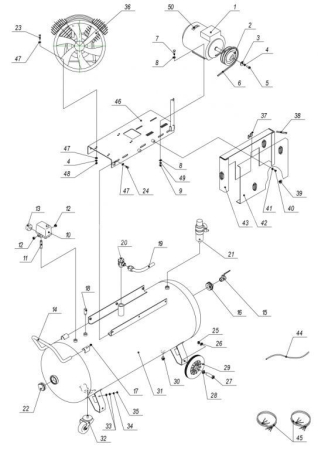 R 3106.00.00.021 Переходник 2"Mх3/4"F для 270v80