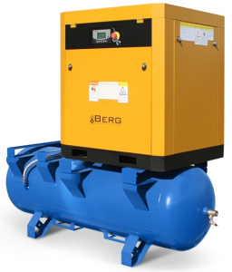 Винтовой компрессор Berg ВК-18.5Р-500 16 (IP54) с ременным приводом фото