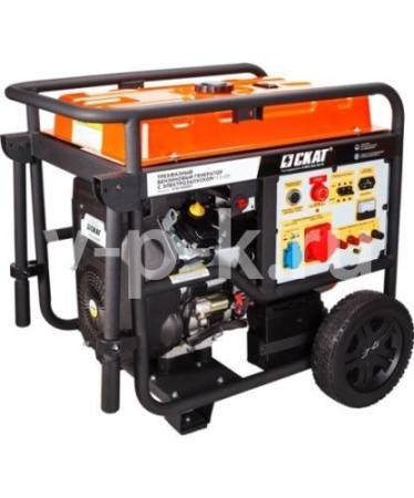 Бензиновый генератор Скат УГБ-11500ЕТ трехфазная