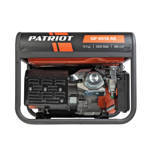 Бензиновый генератор PATRIOT GP 6510 AE 474101580 фото