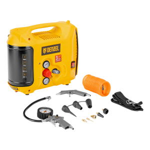 Поршневой компрессор DENZEL DL1300 с ресивером фото