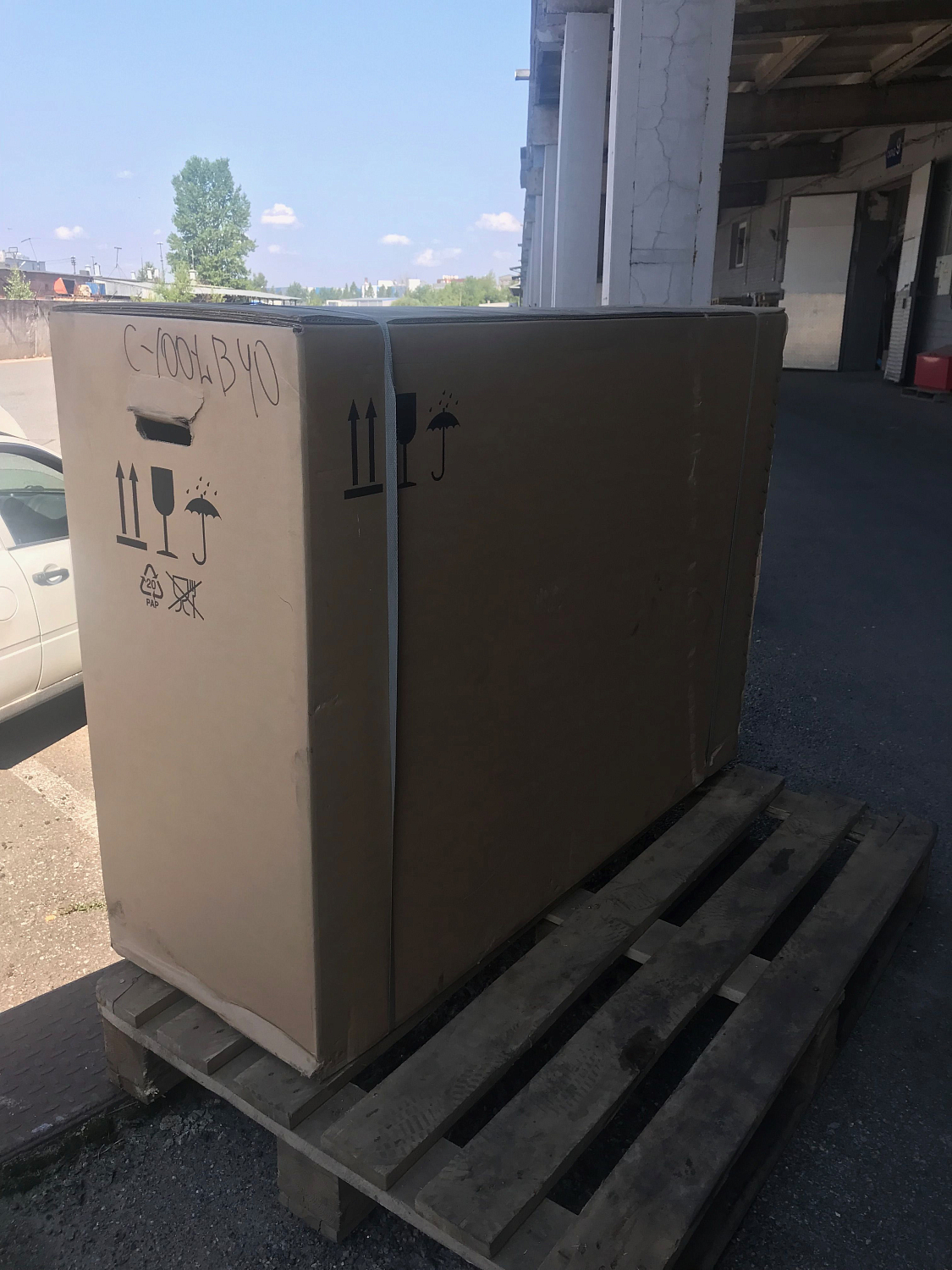 Отгрузка компрессора Ремеза для производства ЖБИ