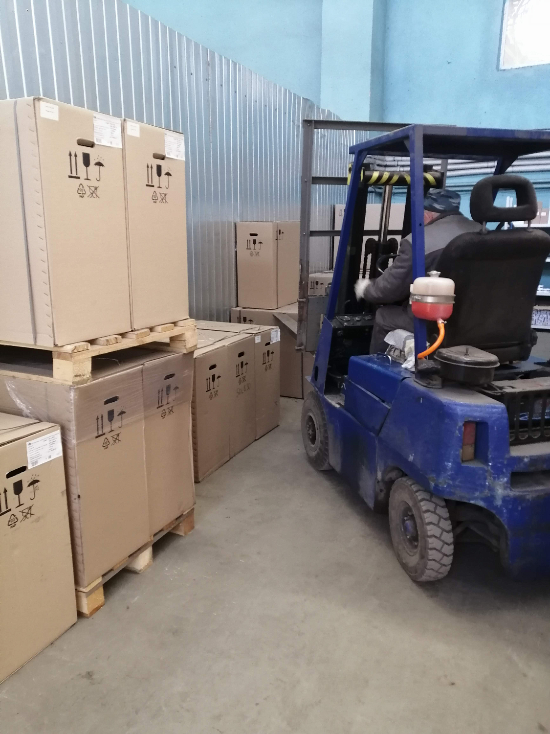 Отгрузили поршневой компрессор REMEZA в Воронеже