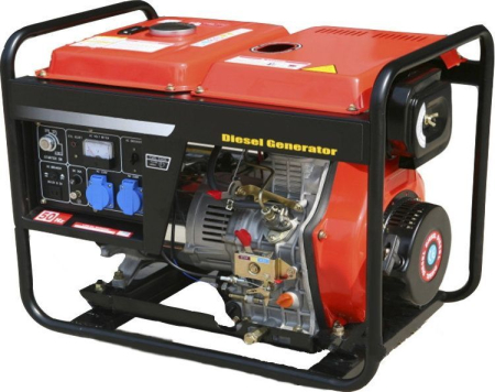 Дизельный генератор Leega LDG6000СLE стартер