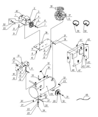R 4271000103 Амортизатор D.50 мм для 50lh20a-1.5