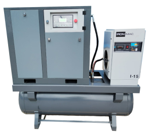 Винтовой компрессор IRONMAC IC 10/8 C VSD DF 500L (IP54) фото