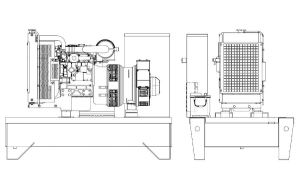 Дизельный генератор Onis Visa BD 100 B альт. UCI274C  фото