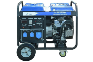 Бензиновый генератор ТСС SGG 10000EHA в кожухе МК-2.1 034046 4-х тактный фото