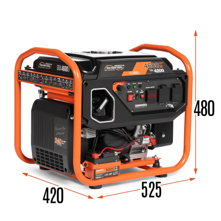 Бензиновый генератор  GDA 4600Ei